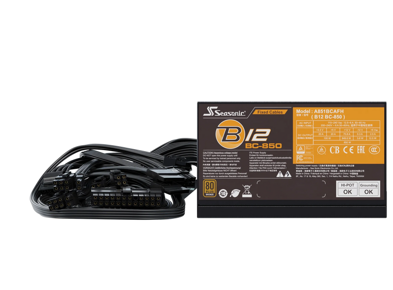 FUENTE DE PODER SEASONIC B12-750BC 750W 80 PLUS BRONZE (A751BCAFH)