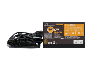 FUENTE DE PODER SEASONIC B12-850BC 850W 80PLUS BRONZE ALTO RENDIMIENTO SILENCIOSA Y EFICIENTE