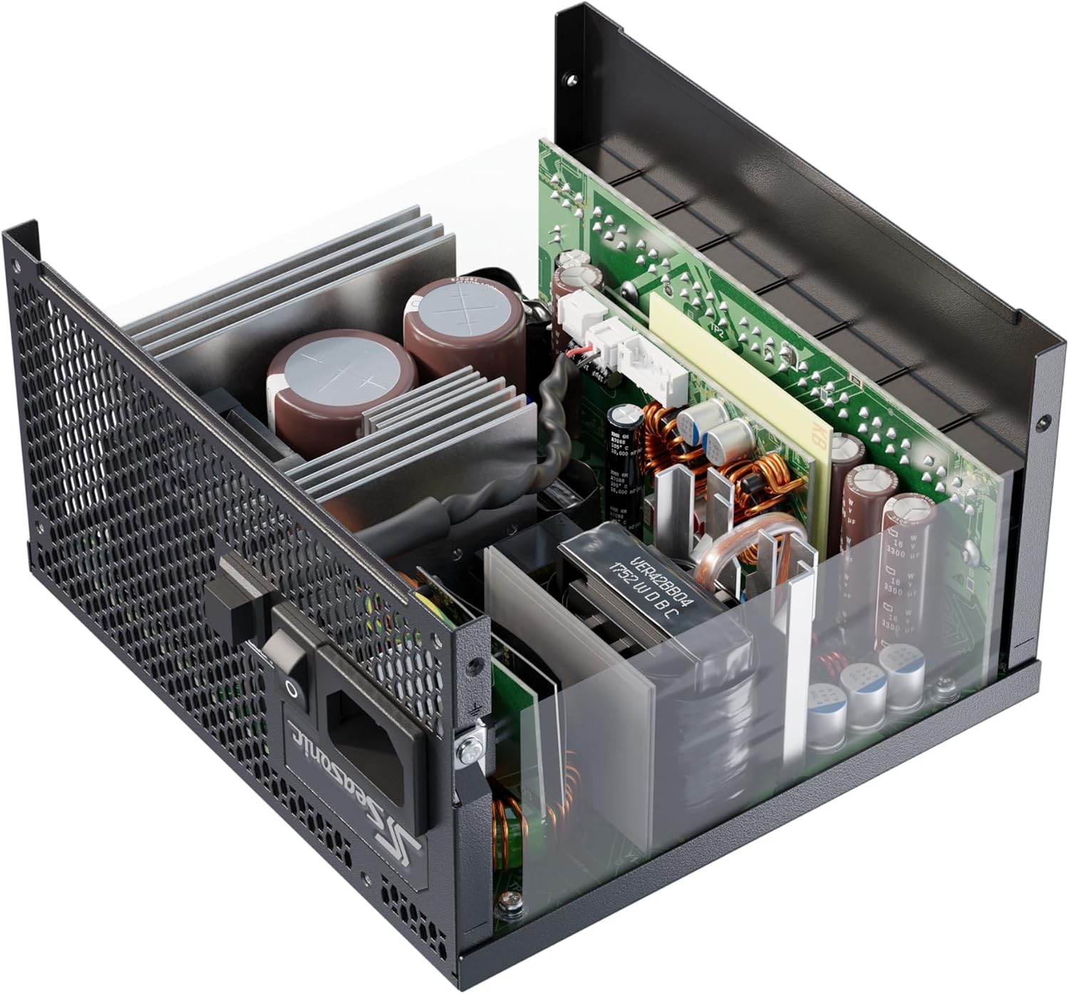 FUENTE DE PODER SEASONIC FOCUS GX-1000W 80PLUS GOLD MODULAR ATX3.0 CON COMPATIBILIDAD PCIE 5.0 (MODELO SSR-1000FX3)