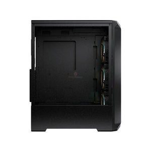 GABINETE COUGAR ARCHON 2 MESH RGB: MIDI-TOWER CON VENTANA, COMPATIBLE ATX/MICRO ATX/MINI-ITX, PUERTOS USB 2.0/3.0, EQUIPADO CON 3 VENTILADORES ARGB, SIN FUENTE, COLOR NEGRO.