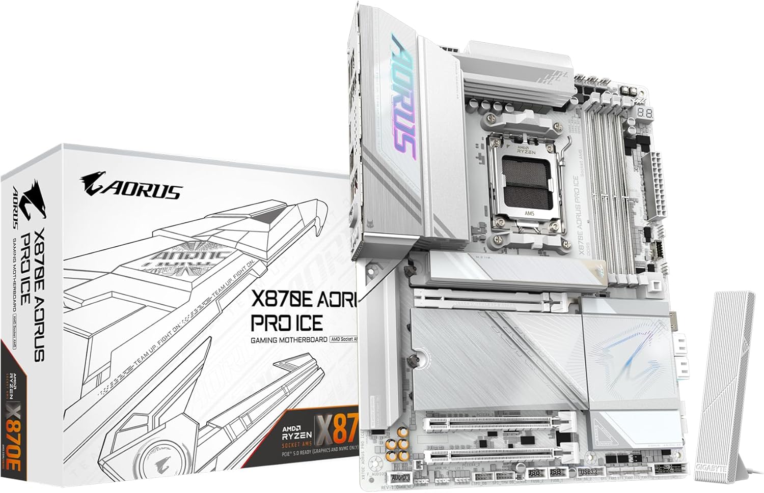 TARJETA MADRE MINI-ITX GIGABYTE X870I AORUS PRO ICE AM5 CON CARACTERÍSTICAS AVANZADAS