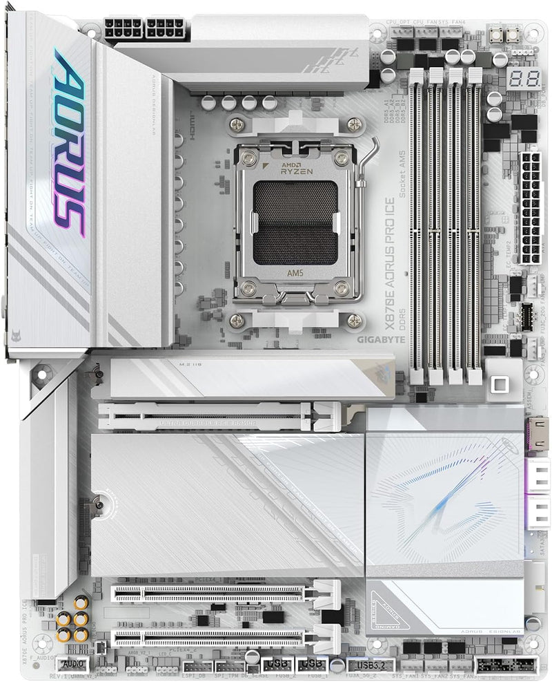 TARJETA MADRE MINI-ITX GIGABYTE X870I AORUS PRO ICE AM5 CON CARACTERÍSTICAS AVANZADAS