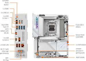 TARJETA MADRE MINI-ITX GIGABYTE X870I AORUS PRO ICE AM5 CON CARACTERÍSTICAS AVANZADAS