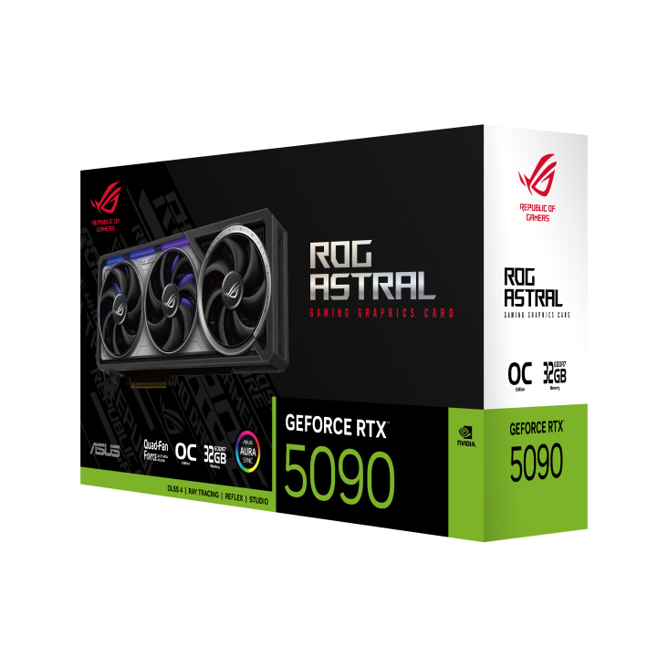 TARJETA DE VIDEO ASUS ROG ASTRAL GEFORCE RTX 5090 32GB GDDR7 OC EDITION, PCIE GEN 5.0