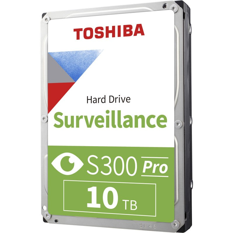 DISCO DURO INTERNO TOSHIBA S300 PRO 10TB PARA VIGILANCIA HD, ALTA DURABILIDAD Y RENDIMIENTO