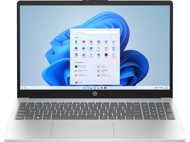 LAPTOP HP 15-FC0071LA: POTENCIA AMD R5 7520U, 8GB RAM DDR4, 512GB SSD, GRÁFICOS INTEGRADOS INTEL IRIS XE, WINDOWS 11, PANTALLA 15.6