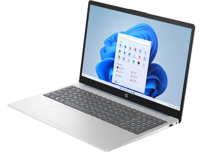 LAPTOP HP 15-FC0071LA: POTENCIA AMD R5 7520U, 8GB RAM DDR4, 512GB SSD, GRÁFICOS INTEGRADOS INTEL IRIS XE, WINDOWS 11, PANTALLA 15.6