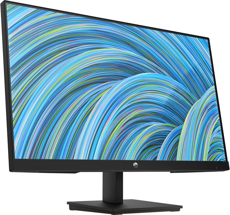 MONITOR HP V24V G5 FREESYNC DE 24 PULGADAS FHD VA, 75HZ, HDMI, MONTAJE VESA, CON BASE DOCZTORM - IDEAL PARA HOGAR Y NEGOCIOS