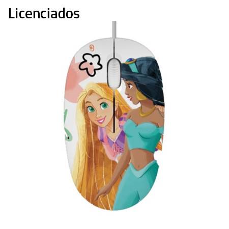 MOUSE XTECH LICENCIADO  PRINCESS USB 1200 DISPLAYPORTI LIGERO 68GR (XTM-D406PS)