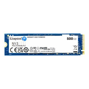 UNIDAD DE ESTADO SÓLIDO KINGSTON NV3 - M.2 2280 PCI EXPRESS NVMe 4.0 x4 - 500GB - COMPATIBLE CON COMPUTADORAS DE ESCRITORIO Y PORTÁTILES - 160TB TBW - AL POR MENOR