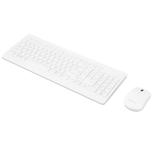 KIT DE TECLADO Y MOUSE INALÁMBRICO LENOVO 510 EN COLOR BLANCO - COMBO ERGONÓMICO CON CONECTIVIDAD AVANZADA Y DISEÑO ELEGANTE
