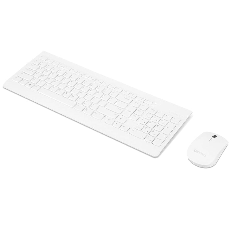KIT DE TECLADO Y MOUSE INALÁMBRICO LENOVO 510 EN COLOR BLANCO - COMBO ERGONÓMICO CON CONECTIVIDAD AVANZADA Y DISEÑO ELEGANTE