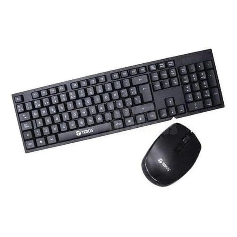 KIT MULTIMEDIA INALÁMBRICO COLCOCA TE4061N: TECLADO + MOUSE, 2.4GHZ, RECEPTOR NANO USB, NEGRO