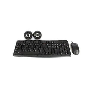 KIT HALION HA-KIT45COLCOCA: TECLADO, MOUSE Y PARLANTE 3 EN 1 DE ALTA CALIDAD
