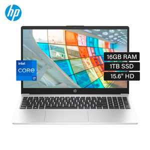 LAPTOP HP ULTRARÁPIDA 250 G10: INTEL CORE i7 1355U, 16GB RAM, 1TB SSD, PANTALLA 15.6