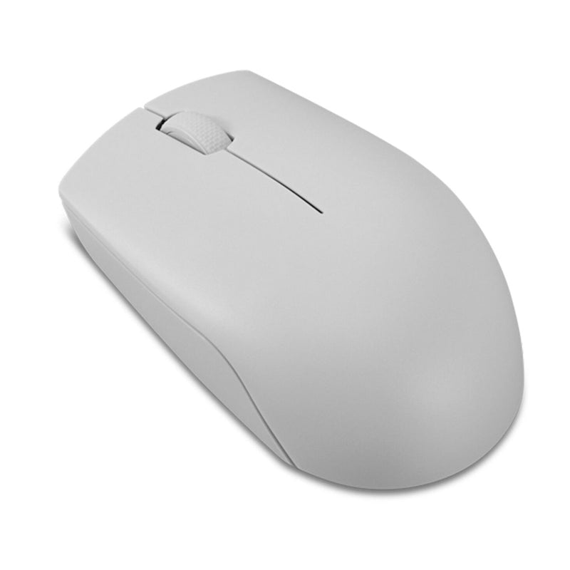 RATÓN INALÁMBRICO COMPACTO LENOVO 300 ARTIC GREY - DISEÑO ERGONÓMICO Y PORTABILIDAD