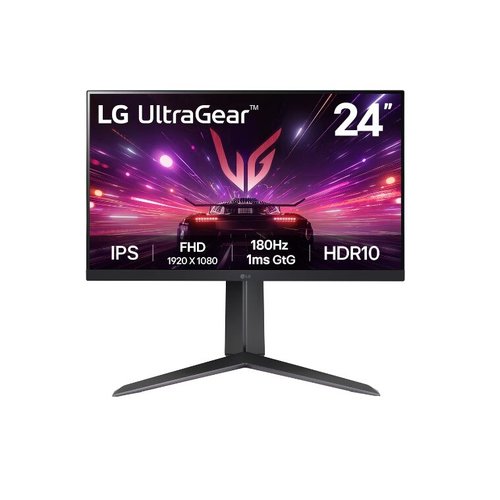 MONITOR GAMING LG X5 24GS65F CON RAM EXTRA DE 8GB - ALTA RESOLUCIÓN, FRECUENCIA DE ACTUALIZACIÓN RÁPIDA Y DISEÑO ERGONÓMICO