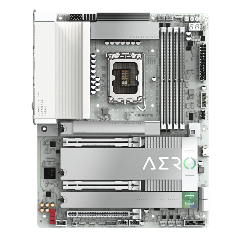 TARJETA MADRE GIGABYTE Z890 AERO G LGA1851 DDR5 DUAL-CHANNEL PCIe 5.0 WIFI 7 AVANZADA