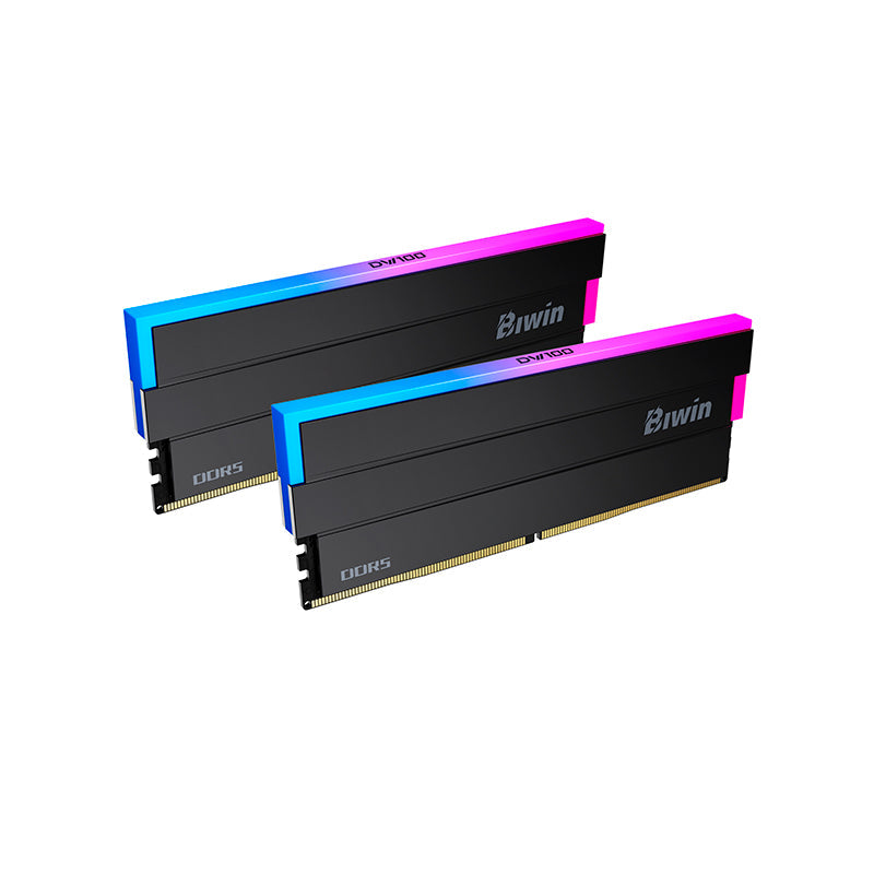MEMORIA RAM BIWIN OPAL DW100 RGB 32GB (2X16GB) DDR5-6000MHZ, CL28, 1.4V, COLOR NEGRO