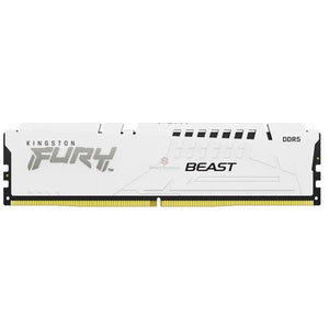 MEMORIA RAM DIMM KINGSTON FURY BEAST WHITE 16GB DDR5-5200MHZ CL40 1.25V NON-ECC PC5-41600