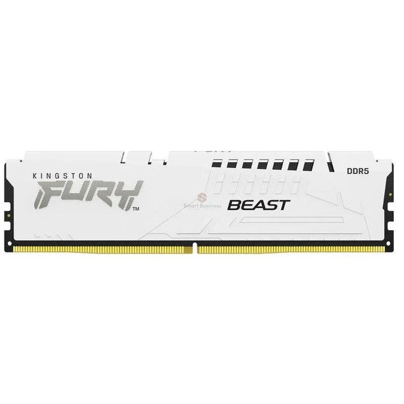 MEMORIA RAM DIMM KINGSTON FURY BEAST WHITE 16GB DDR5-5200MHZ CL40 1.25V NON-ECC PC5-41600