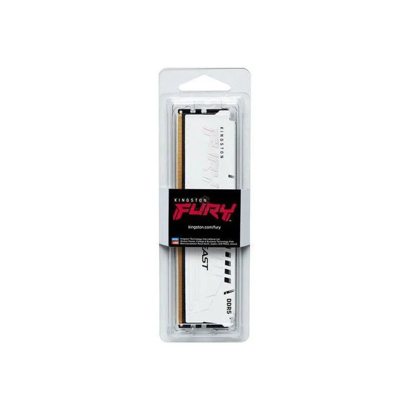 MEMORIA RAM DIMM KINGSTON FURY BEAST WHITE 16GB DDR5-5200MHZ CL40 1.25V NON-ECC PC5-41600