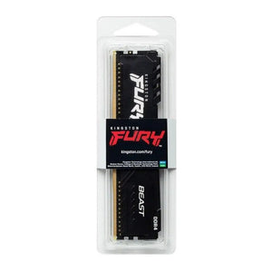 MEMORIA RAM KINGSTON FURY BEAST: POTENTE 8GB DDR4-3200MHZ, PC4-25600, CL16, 1.35V, 288 PINES, CON XMP 2.0