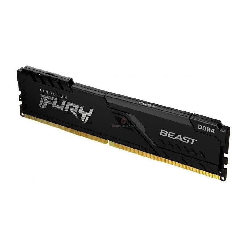MEMORIA RAM KINGSTON FURY BEAST: POTENTE 8GB DDR4-3200MHZ, PC4-25600, CL16, 1.35V, 288 PINES, CON XMP 2.0