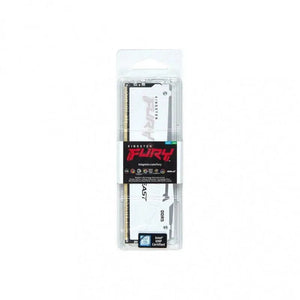 MEMORIA RAM KINGSTON FURY BEAST KF552C40BWA-16 DDR5 16GB FRECUENCIA 5200 MHZ ILUMINACIÓN LED RGB BLANCA PARA PC DE ESCRITORIO