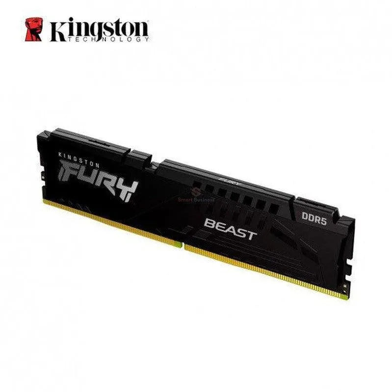 MEMORIA RAM KINGSTON FURY BEAST KF552C40BB-8: DDR5 8GB, 5200 MHZ, NEGRO, PARA COMPUTADORA DE ESCRITORIO