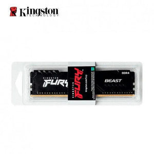MEMORIA RAM KINGSTON FURY BEAST KF552C40BB-8: DDR5 8GB, 5200 MHZ, NEGRO, PARA COMPUTADORA DE ESCRITORIO