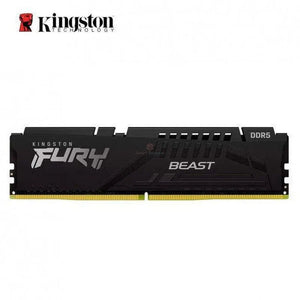 MEMORIA RAM KINGSTON FURY BEAST KF552C40BB-8: DDR5 8GB, 5200 MHZ, NEGRO, PARA COMPUTADORA DE ESCRITORIO