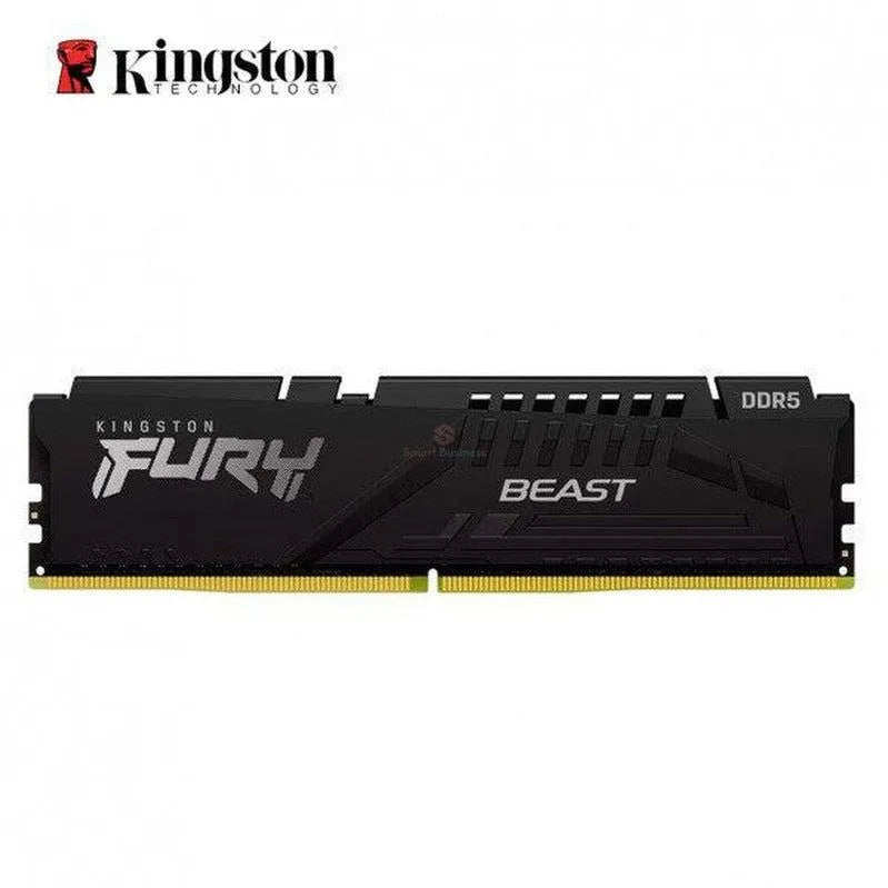 MEMORIA RAM KINGSTON FURY BEAST KF552C40BB-8: DDR5 8GB, 5200 MHZ, NEGRO, PARA COMPUTADORA DE ESCRITORIO