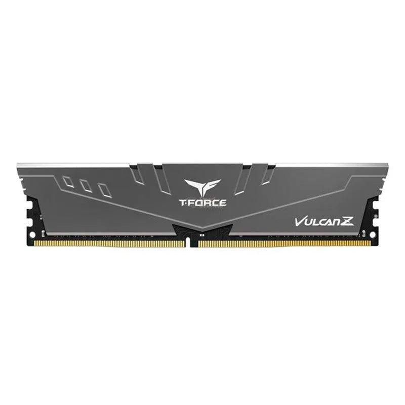 MEMORIA RAM TEAMGROUP T-FORCE VULCAN Z: 8GB DDR4, 3200 MHZ, COLOR GRIS, PARA PC DE ESCRITORIO (TLZGD48G3200HC16F01)