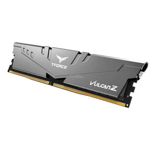 MEMORIA RAM TEAMGROUP T-FORCE VULCAN Z: 8GB DDR4, 3200 MHZ, COLOR GRIS, PARA PC DE ESCRITORIO (TLZGD48G3200HC16F01)