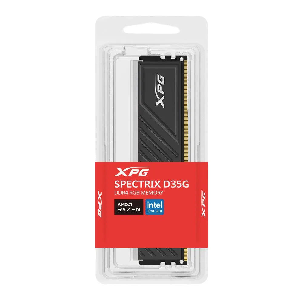 MEMORIA RAM XPG SPECTRIX D35G DDR4 16GB 3200 MHZ RGB NEGRO