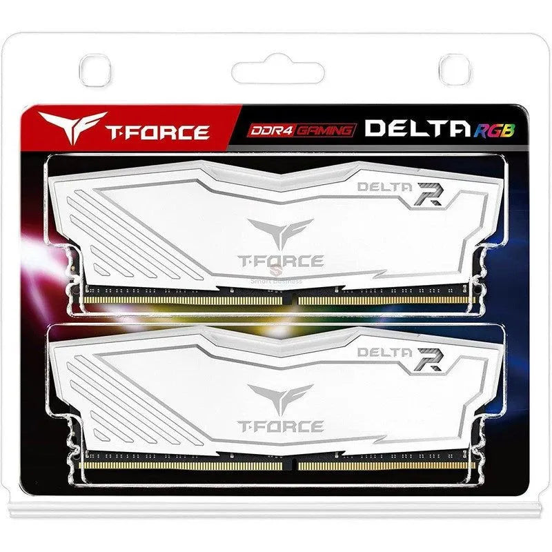 MEMORIA TEAMGROUP T-FORCE DELTA RGB: 32GB DDR4-3200MHZ, CL-16, 1.35V, NEGRO