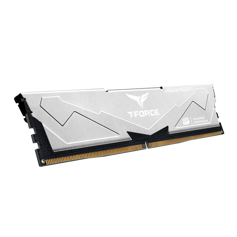 MEMORIA TEAMGROUP T-FORCE VULCAN ECO DDR5 - 32GB (2X16GB) DDR5-6000MHZ, CL38, 1.25V, PLATA