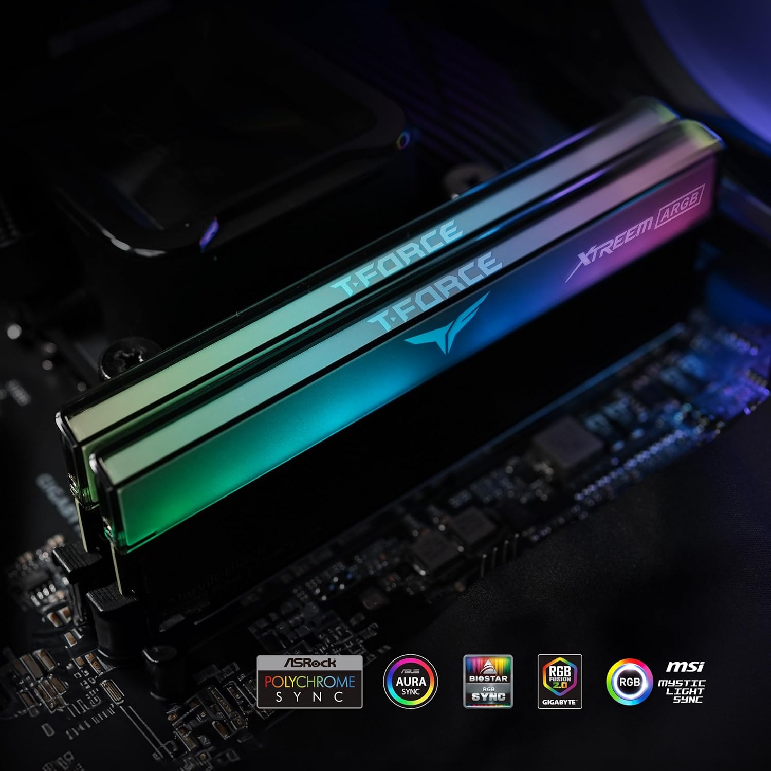 MEMORIA RAM TEAMGROUP XTREEM ARGB DDR5 32GB (2X16GB) 7600MHZ CL36 1.4V PC5-60800