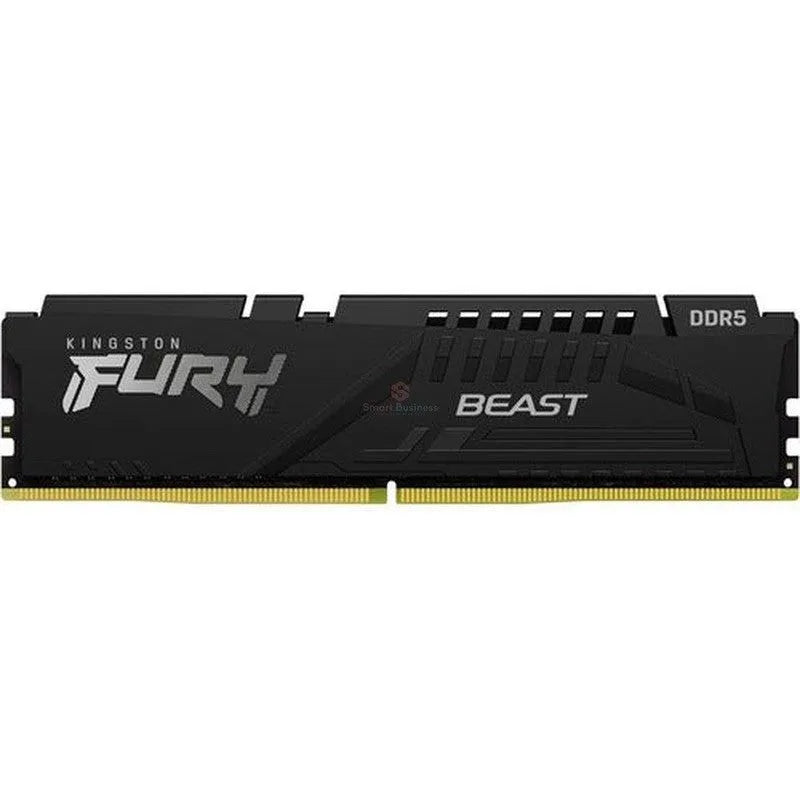 MÓDULO DE MEMORIA RAM KINGSTON FURY BEAST DDR5 32GB (1X32GB) 5200MHZ CL40 1.25V SIN BÚFER 288 PINES DIMM