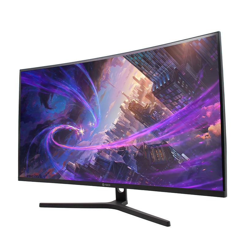 MONITOR CURVO GAMING TEROS TE3217G 31.5 PULGADAS VA 165HZ 1MS DP HDMI AUDIO OUT