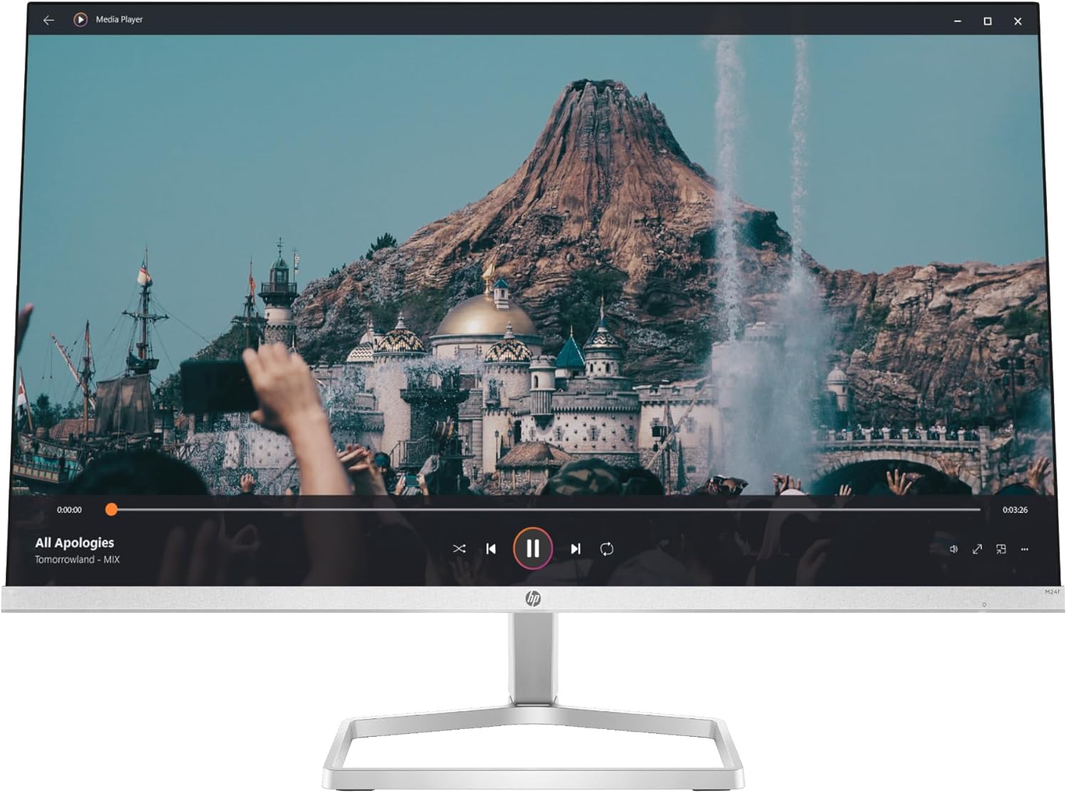 MONITOR HP SERIE 5 MODELO 524SF 94C17AA #ABA CON BASE DOCZTORUM, PANTALLA FHD IPS DE 24 PULGADAS (1920 X 1080), 1 HDMI, 1 VGA, TECNOLOGÍA SIN PARPADEO, IDEAL PARA HOGAR Y NEGOCIOS, COLOR NEGRO/PLATEADO