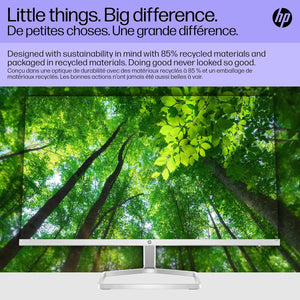 MONITOR HP SERIE 5 MODELO 524SF 94C17AA #ABA CON BASE DOCZTORUM, PANTALLA FHD IPS DE 24 PULGADAS (1920 X 1080), 1 HDMI, 1 VGA, TECNOLOGÍA SIN PARPADEO, IDEAL PARA HOGAR Y NEGOCIOS, COLOR NEGRO/PLATEADO