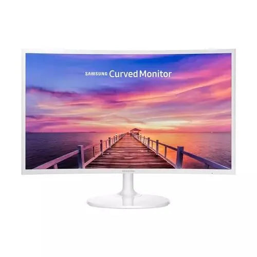 MONITOR SAMSUNG LC27F391FHNXZA - 27 PULGADAS CURVO LED, 60 HZ, PUERTO HDMI, COLOR BLANCO
