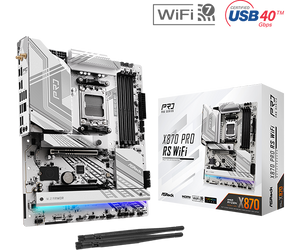 TARJETA MADRE ASROCK X870 PRO RS WIFI - CHIPSET AMD X870, SOCKET AM5, FACTOR DE FORMA mATX, SOPORTE WI-FI AVANZADO