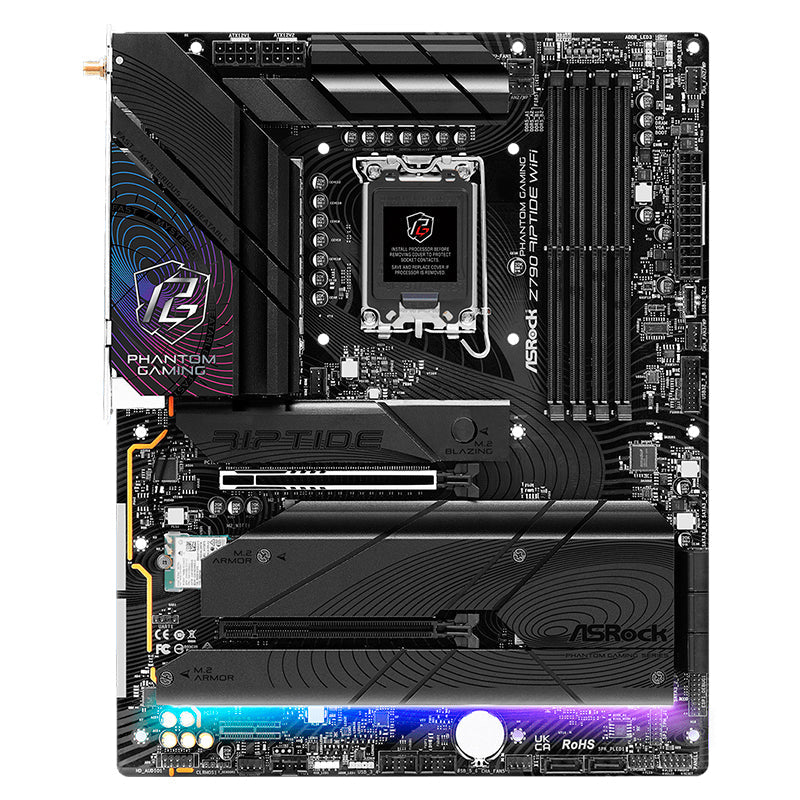 PLACA BASE ATX ASROCK Z790 RIPTIDE WIFI CON CHIPSET INTEL Z790 Y SOCKET LGA1700