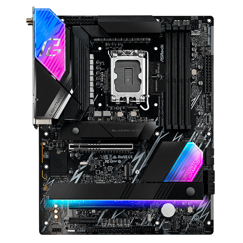 TARJETA MADRE ASROCK Z890 LIGHTNING WIFI, CHIPSET INTEL Z890, LGA 1851, HDMI, ATX, RENDIMIENTO AVANZADO Y CONECTIVIDAD SUPERIOR