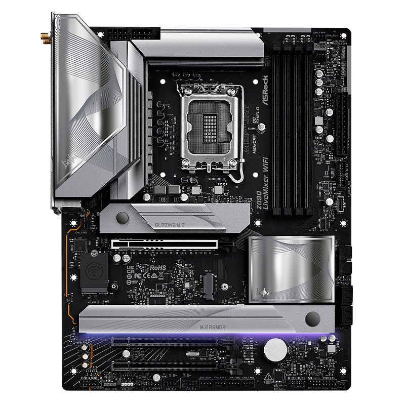 TARJETA MADRE ASROCK Z890 LIVEMIXER WIFI ATX - CHIPSET INTEL Z890, LGA 1851, HDMI