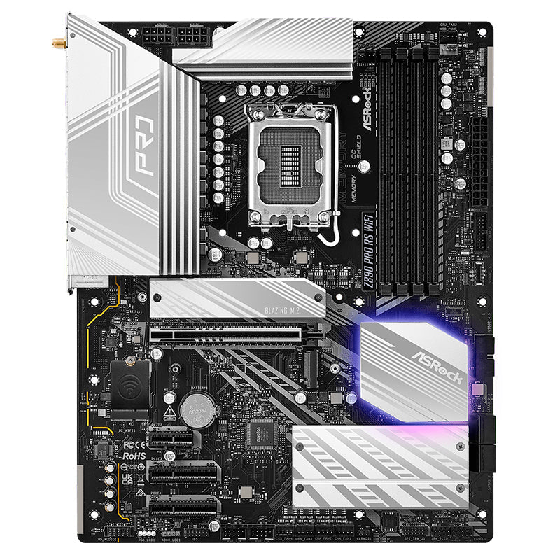 TARJETA MADRE ASROCK Z890 PRO RS WIFI - CHIPSET INTEL Z890, LGA 1851, HDMI, DP, ATX