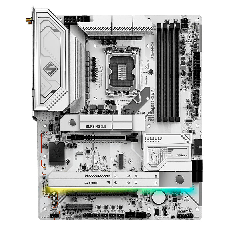 TARJETA MADRE ASROCK Z890 STEEL LEGEND WIFI, CHIPSET INTEL Z890, SOCKET LGA 1851, HDMI, FORMATO ATX